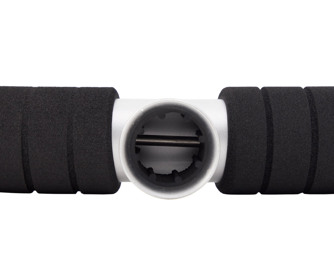 Silver T-Bar Rod Cushion by Stand Up Fishing, featuring padded cushioning for fishing rod support and comfort.