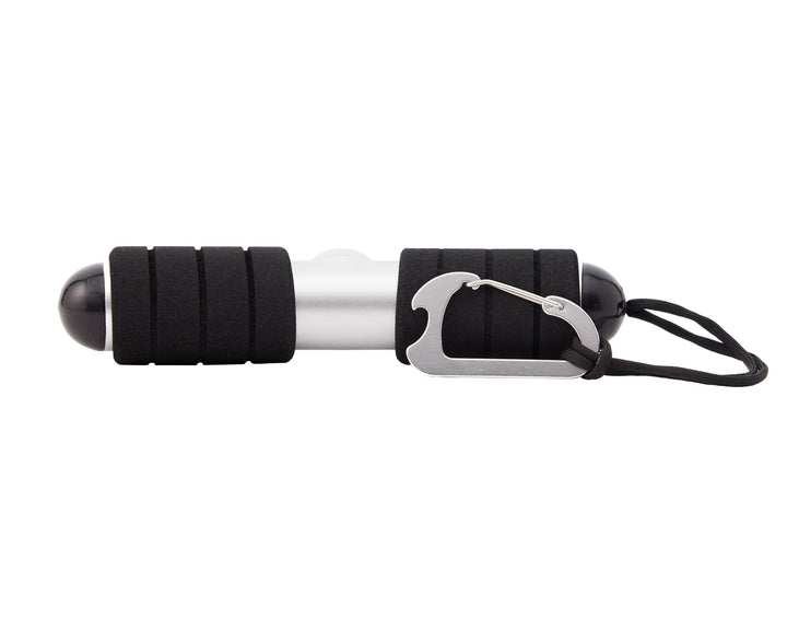 Silver T-Bar rod cushion from Stand Up Fishing with a sleek design, designed for comfortable grip and support on fishing rods.