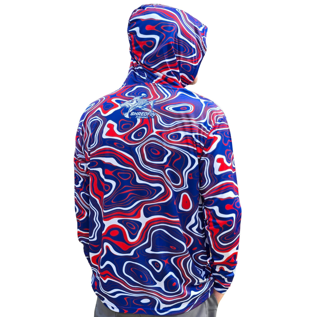ShredFin Contourz Hooded Performance Shirt | Freedom River