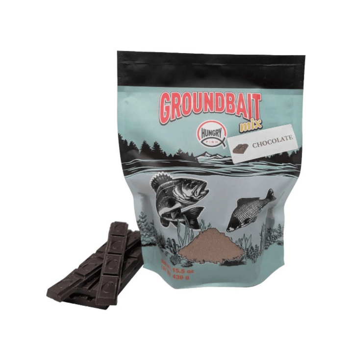 HungryFish GroundBait Mix - ( Chocolate ) 15.5oz