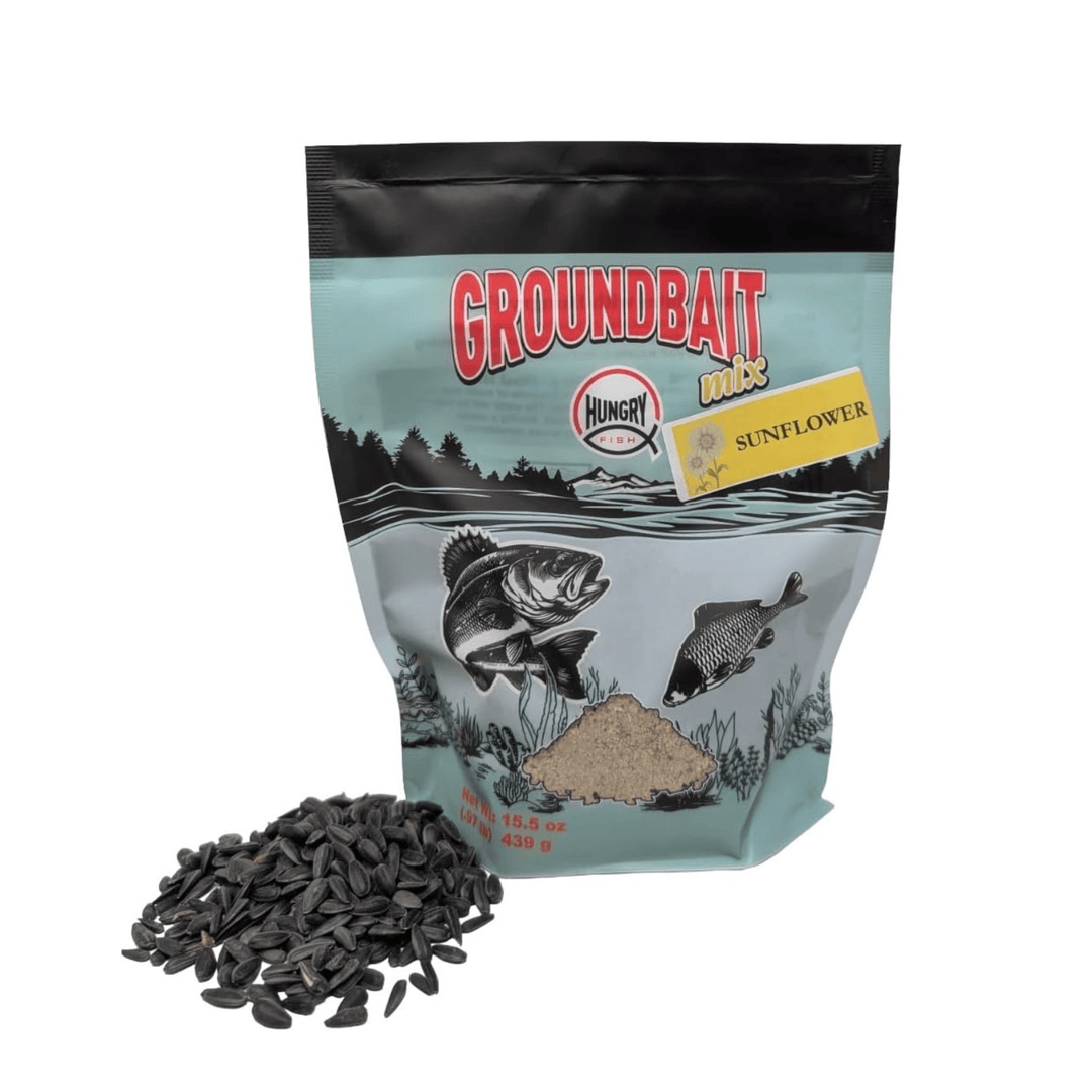 HungryFish GroundBait Mix - (Sunflower) 15.5oz