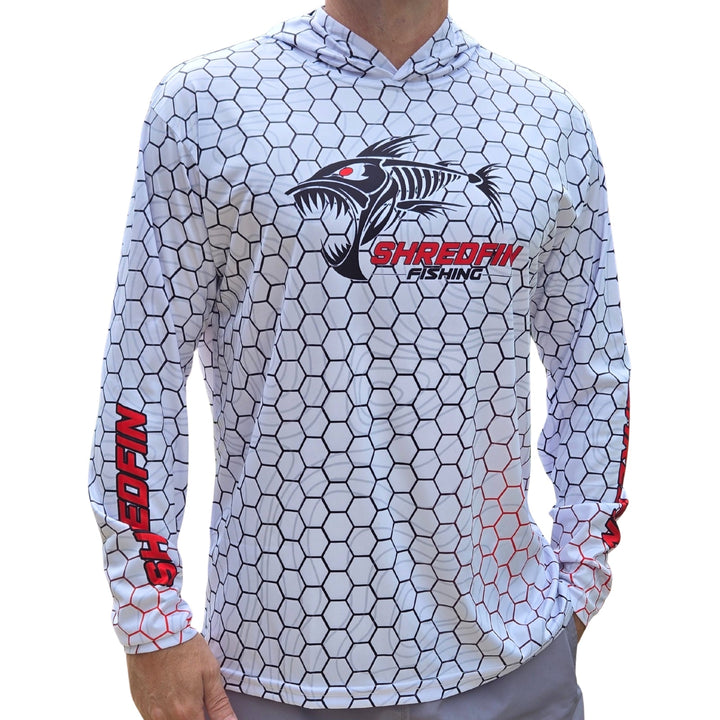 ShredFin Contourz HexCast Hooded Performance Shirt