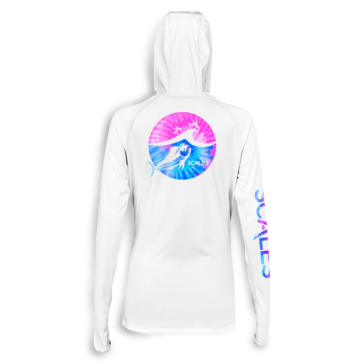 Tide Dye Flyer Womens Hooded Performance