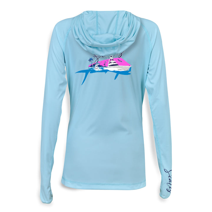 Mahi Slam Womens Hooded Performance
