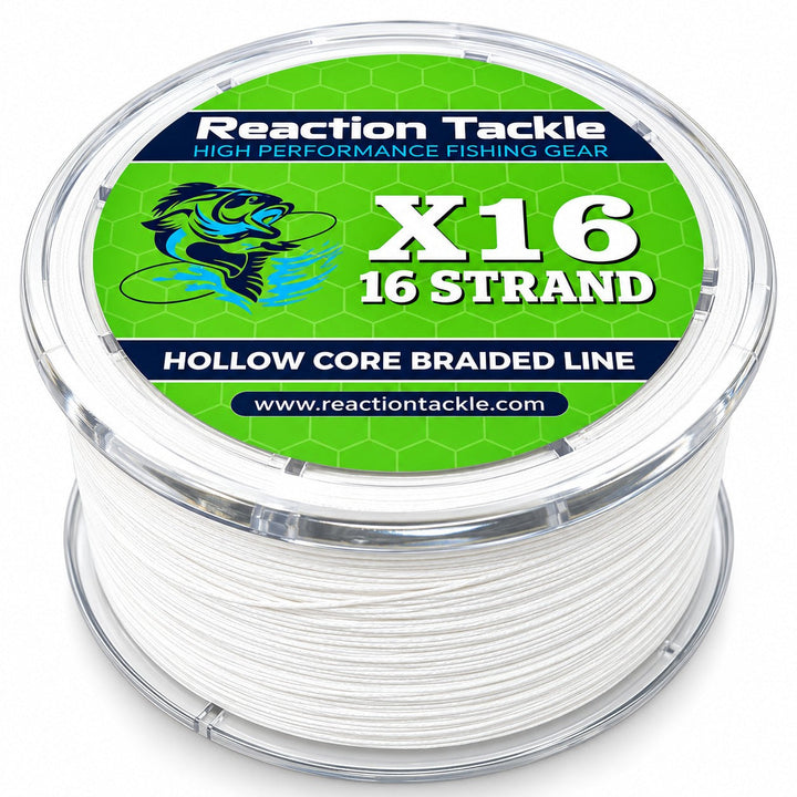 Reaction Tackle Hollow Core - 16 Strand Braided Fishing Line