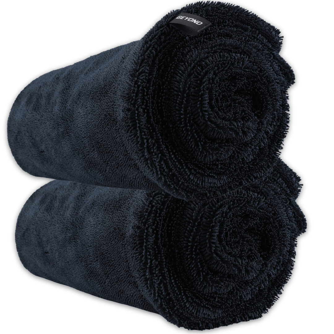 Beyond Braid drying towel, large super absorbent microfiber towel for quick drying and gentle care of hair or skin.