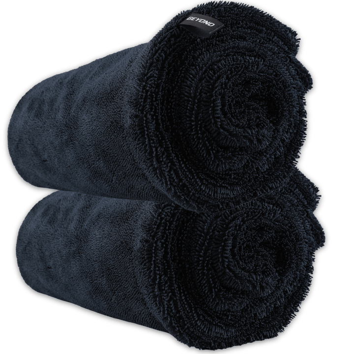 Beyond Braid drying towel, large super absorbent microfiber towel for quick drying and gentle care of hair or skin.