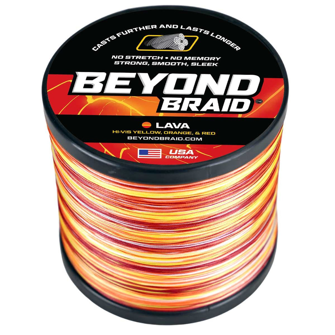 Blue Beyond Braid braided fishing line, 8lb test, 300 yards, ideal for saltwater and freshwater fishing, pro-grade performance.