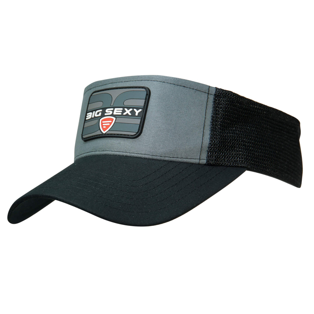 Favorite Fishing visor hat with a curved brim and adjustable strap, featuring the Favorite Fishing logo on the front.