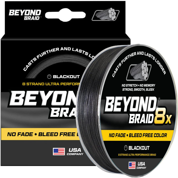 Blackout 8X NO FADE BRAID - Ultra Performance 8 Strand
