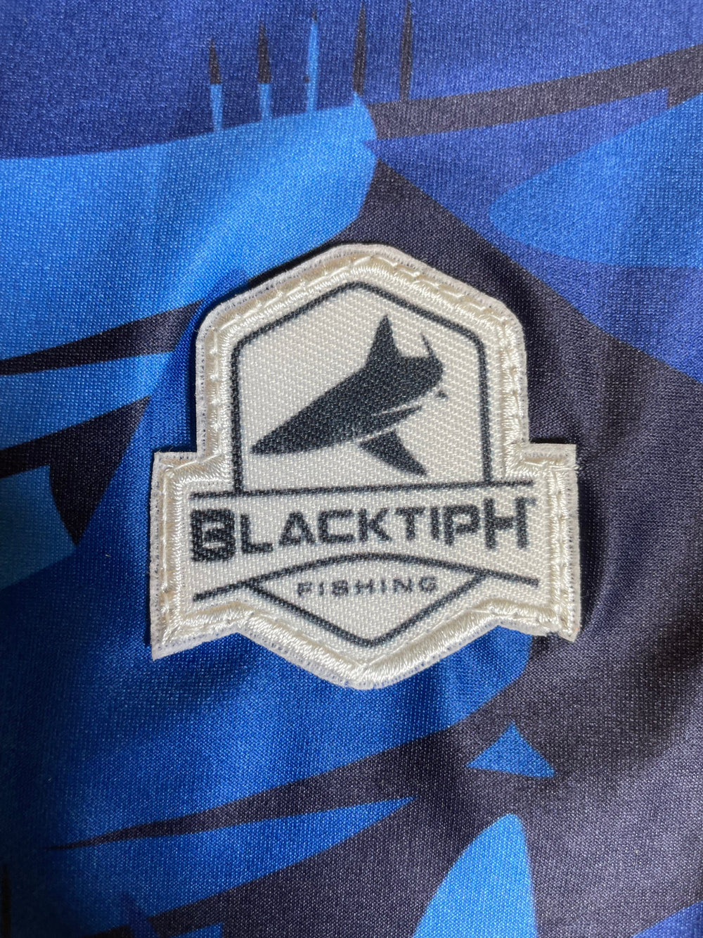 Royal blue performance face shield by BlacktipH, lightweight protective apparel and accessories for outdoor activities.
