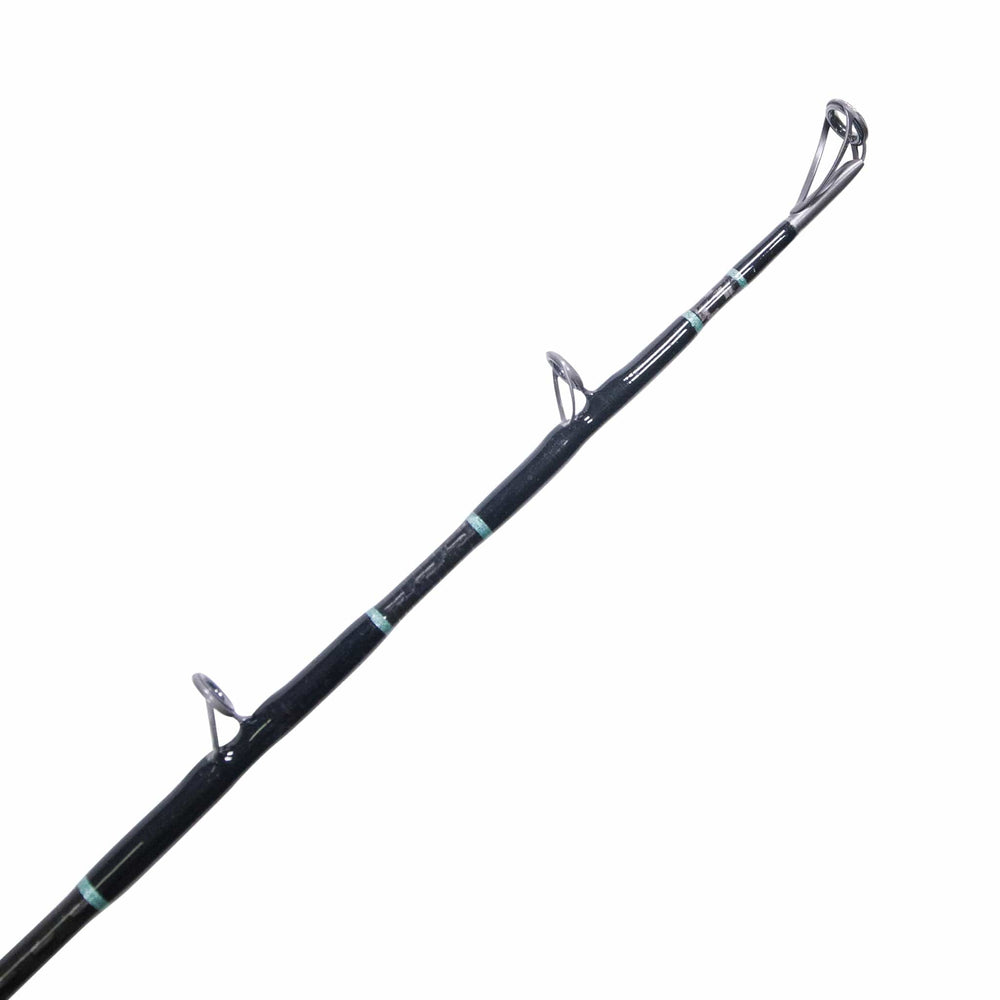 BlacktipH live bait fishing rod with Winthrop Epic butt and carbon fiber wrap, showcasing the durable, high-performance fishing equipment.