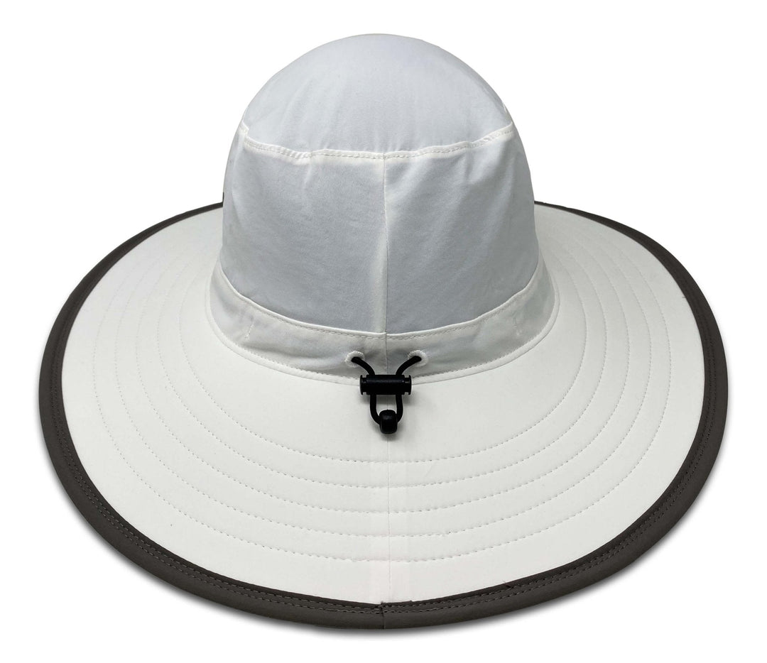 BlacktipH bucket fishing hat in black with wide brim, designed for sun protection and outdoor fishing activities.