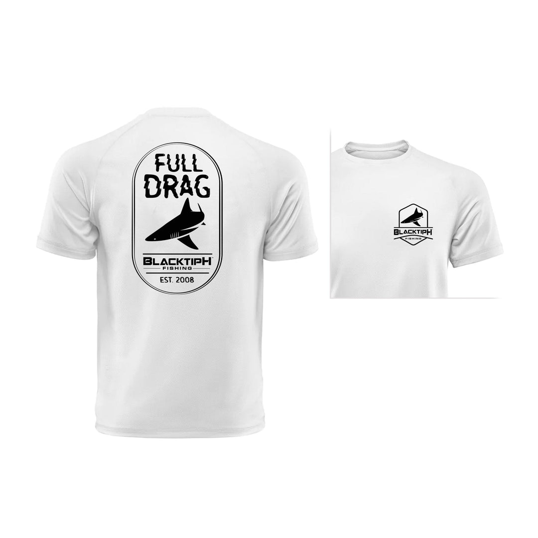BlacktipH Full Drag Lifestyle cotton blend T-shirt showing front view with graphic design and comfortable fit.