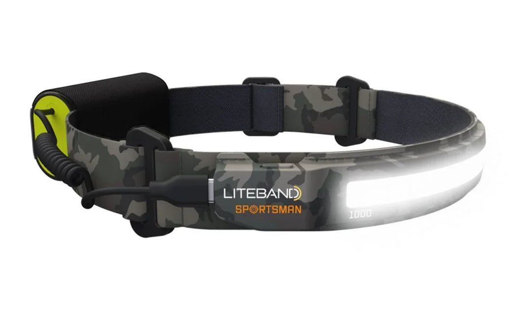 PRO 1000 Lumen LED Wide Beam Rechargeable Headlamp