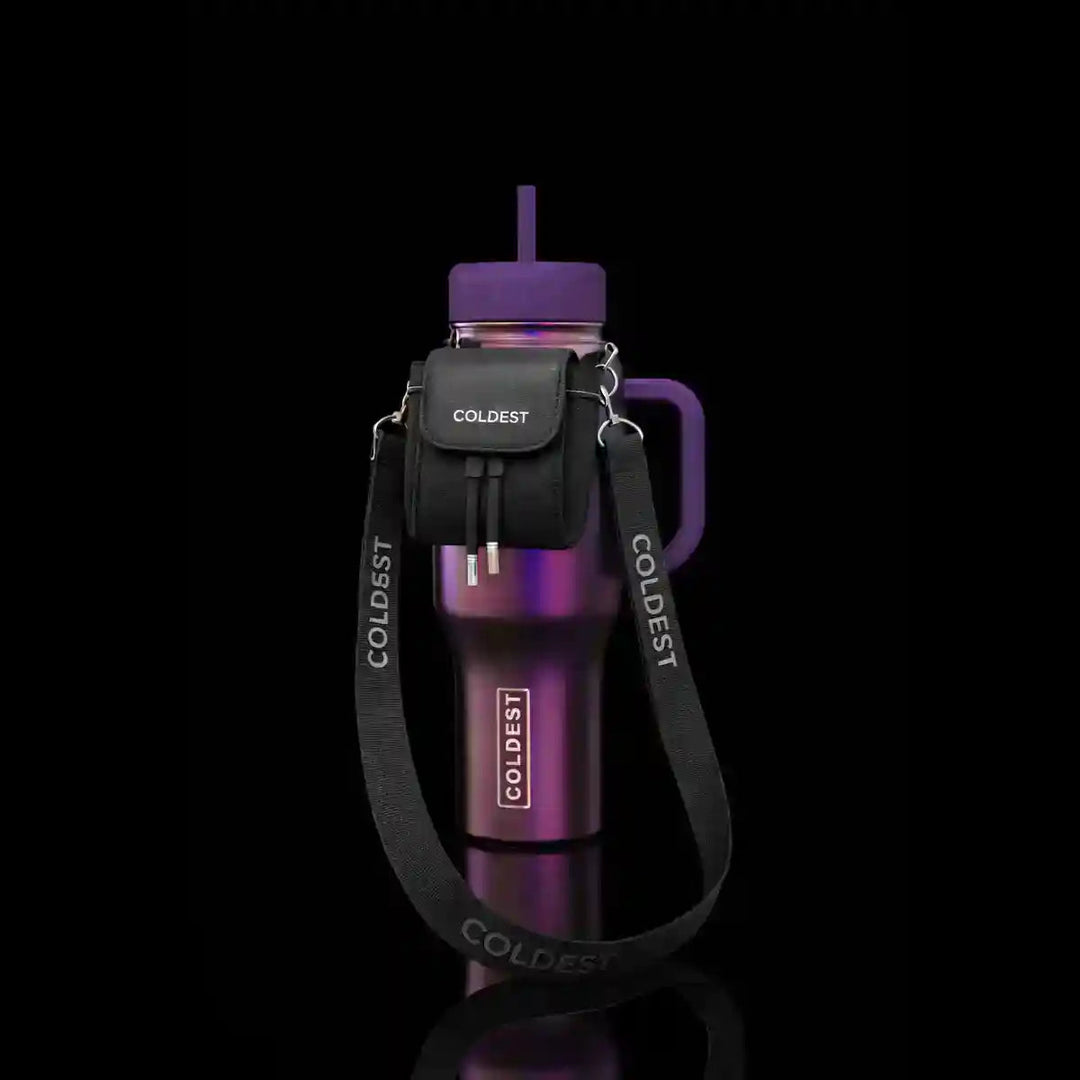 Coldest mint mini backpack with squeeze holder and key hanger, compact and stylish for everyday use.