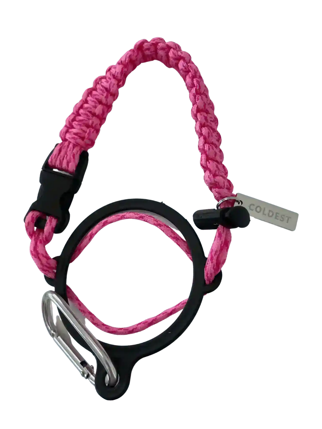 Coldest Glowie Paracord accessory with a handle, designed for durability and outdoor use, featuring vibrant glow-in-the-dark details.