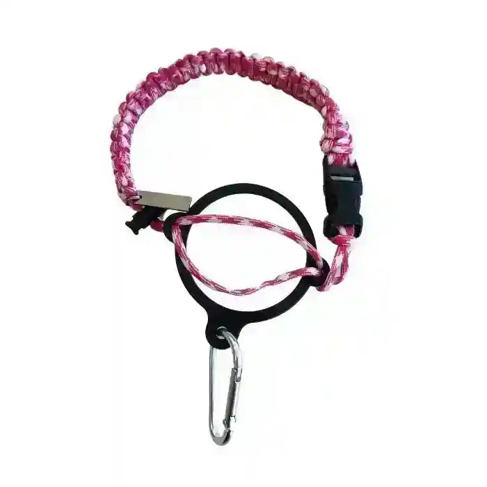 Coldest Glowie Paracord accessory with a colorful handle and intricate design, perfect for outdoor or survival gear.