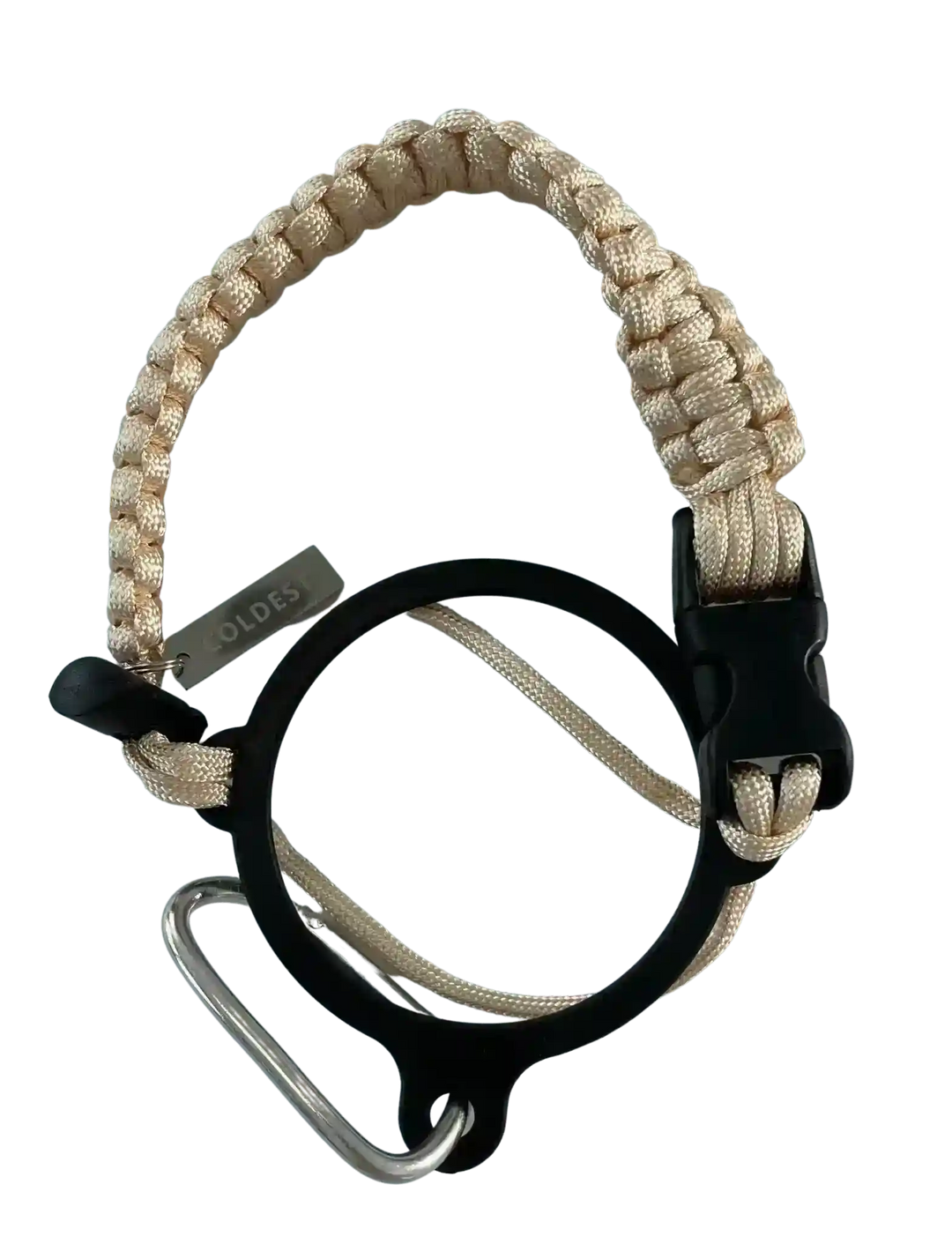 Coldest Glowie Paracord handle accessory with textured grip and vibrant color, designed for outdoor or survival gear.