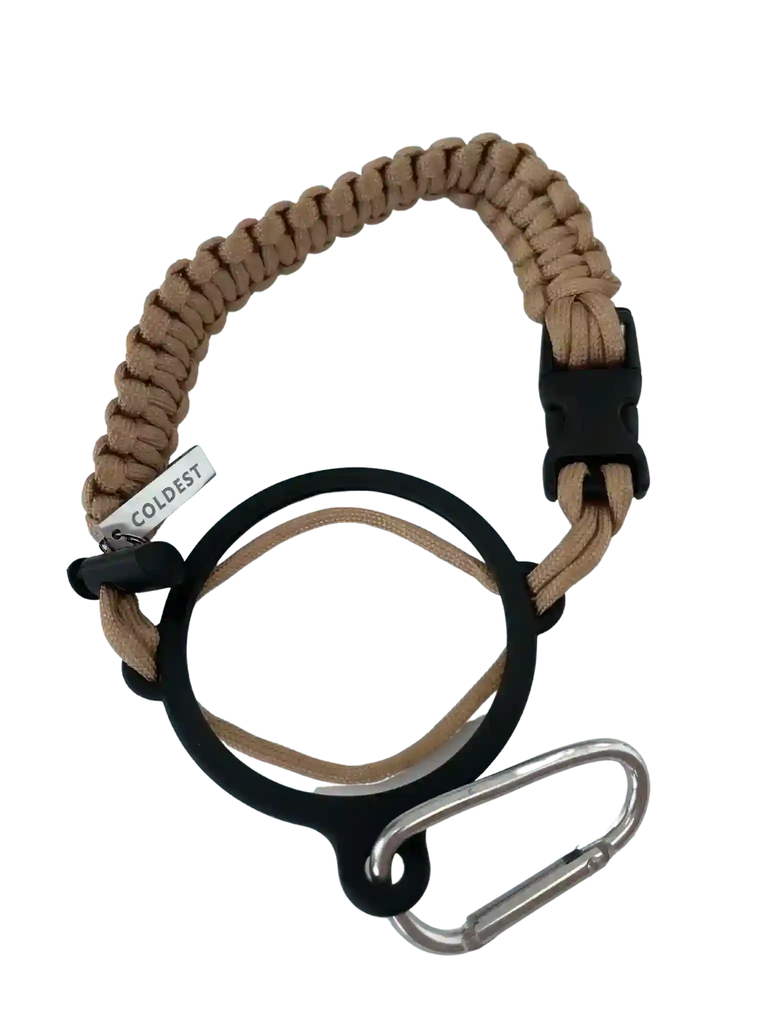 Coldest Glowie Paracord accessory with a handle, designed for durability and style, featuring vibrant glow-in-the-dark elements.