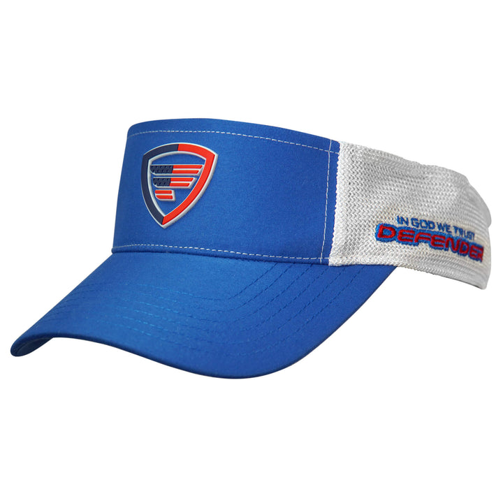 Favorite Fishing visor hat with a curved brim and adjustable strap, featuring the Favorite logo on the front.