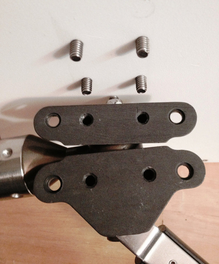 Docktail Bar Magma LeveLock all-angle adjustable fish rod holder mount shown from the top, designed for secure fishing rod placement.