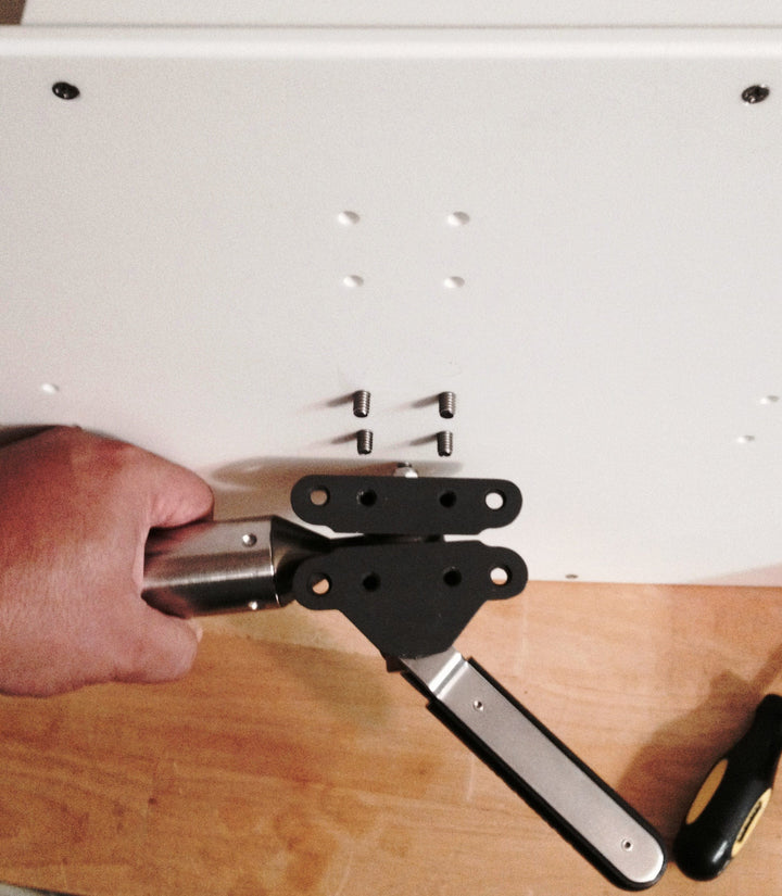 Docktail Bar Magma LeveLock adjustable fish rod holder mount showing top view with all-angle locking features.