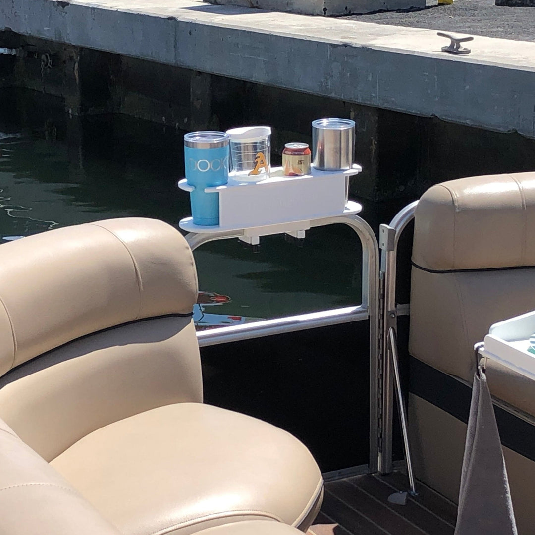Docktail Bar Pontoon Boat Cup Holder Caddy - Multiple Colors Available