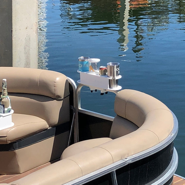 Docktail Bar Pontoon Boat Cup Holder Caddy - Multiple Colors Available