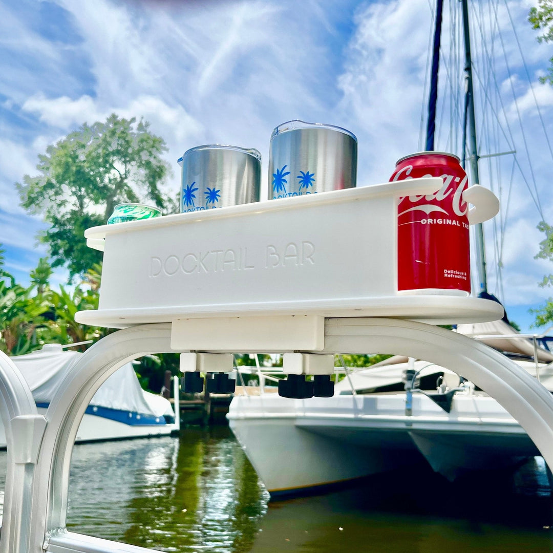 Docktail Bar Pontoon Boat Cup Holder Caddy - Multiple Colors Available