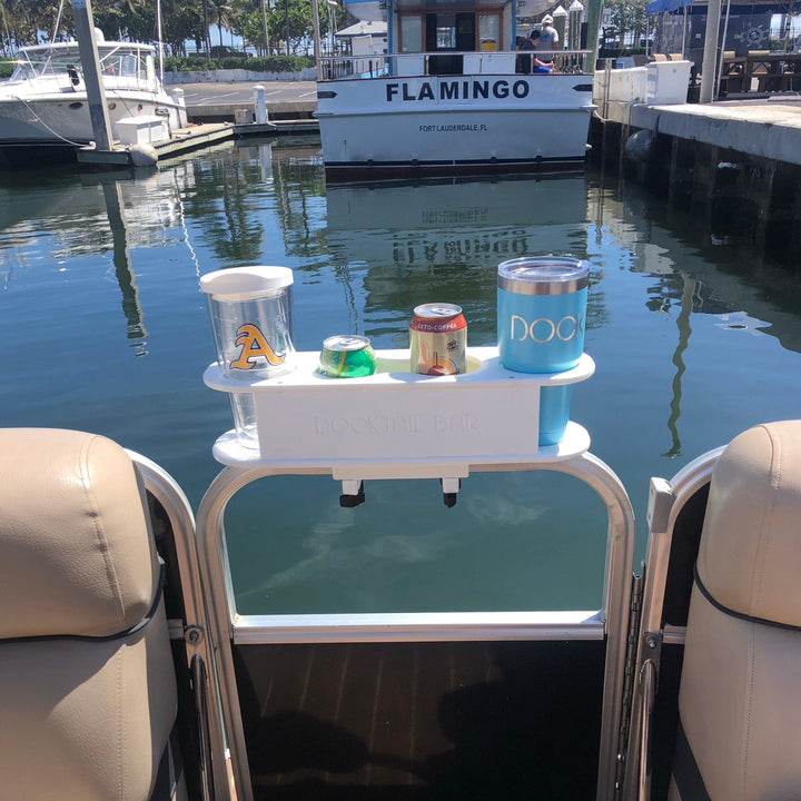 Docktail Bar Pontoon Boat Cup Holder Caddy - Multiple Colors Available