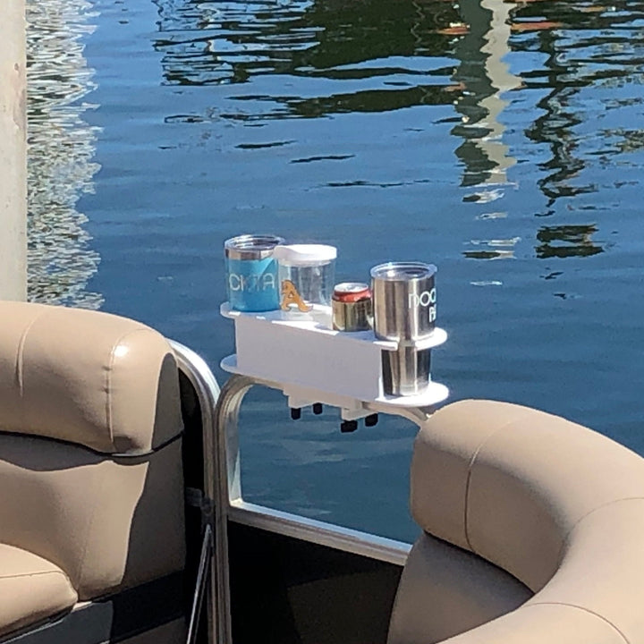Docktail Bar Pontoon Boat Cup Holder Caddy - Multiple Colors Available
