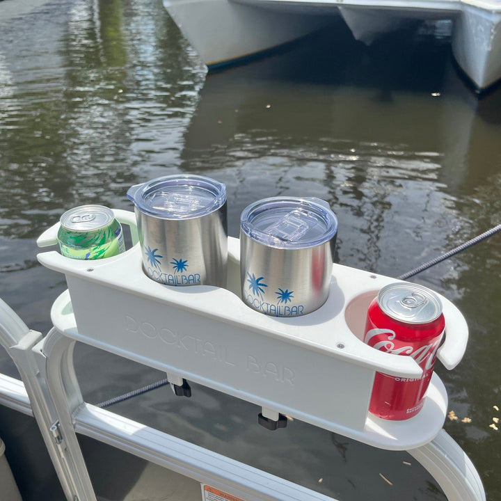 Docktail Bar Pontoon Boat Cup Holder Caddy - Multiple Colors Available
