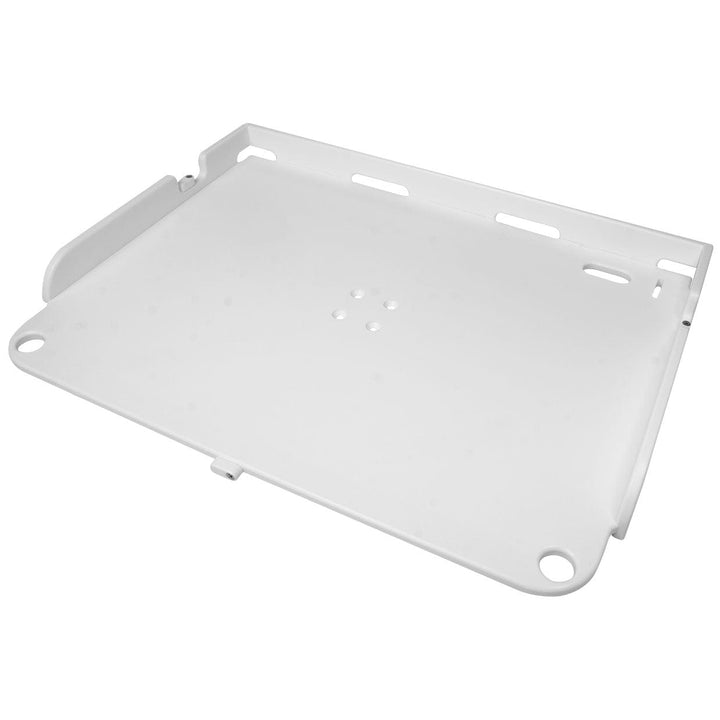 Docktail Boat Table Caddy with bait table and adjustable rod holder mount, designed for fishing and boating convenience.