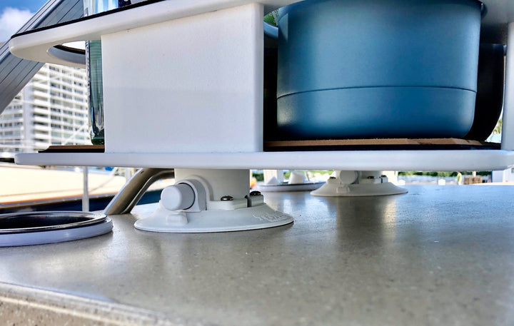Docktail Boat Table Caddy with 2 SeaSucker Vacuum Mounts - Choose Your Color