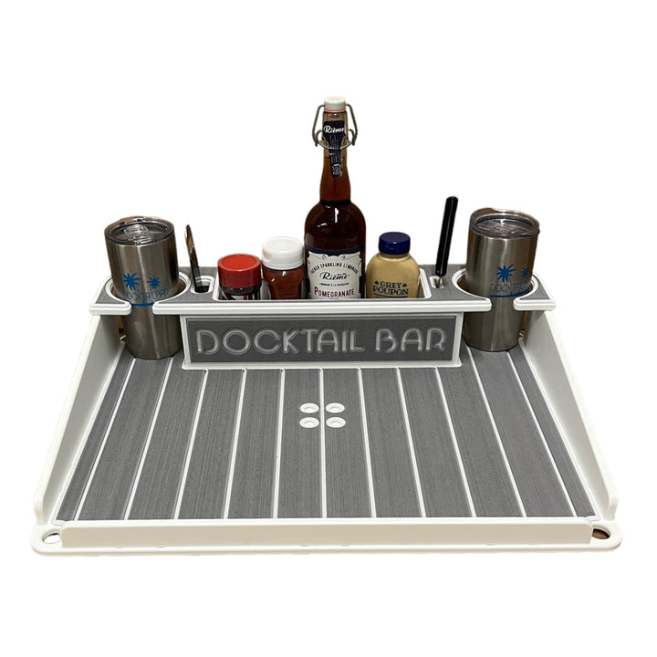 Docktail Boondocking Table - For Camping, RV's, Tailgating, Poolside, and Grill Prep