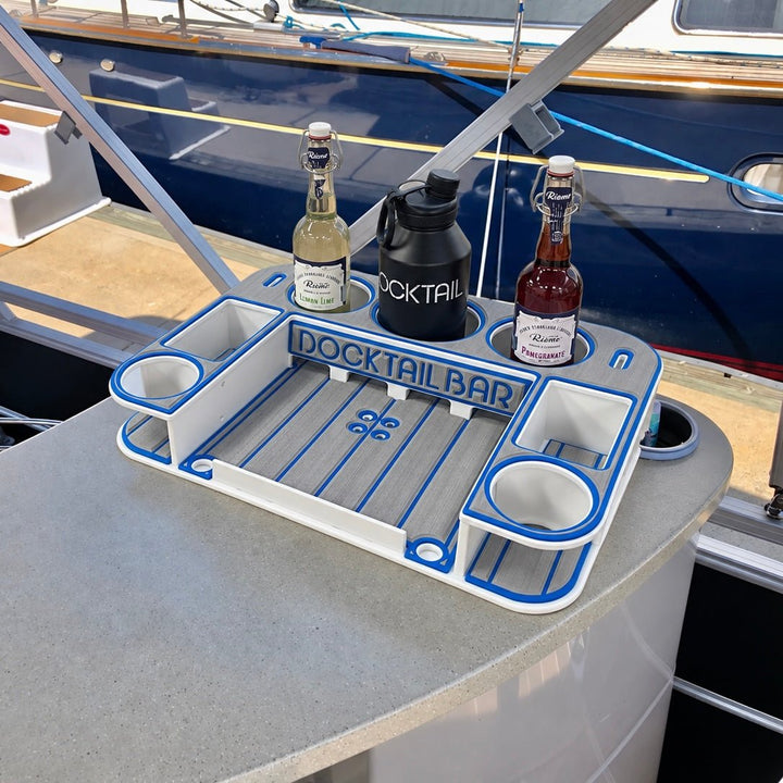 Docktail Butler Table with SeaSucker Vacuum Mounts