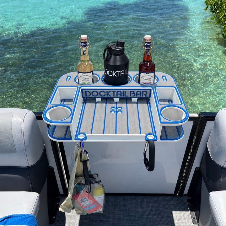 Docktail Butler with Pontoon Rail Mount