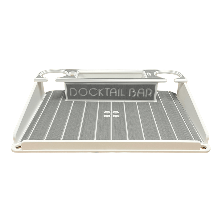 Docktail Utility Boat Table with Pedestal Table Attachment Options