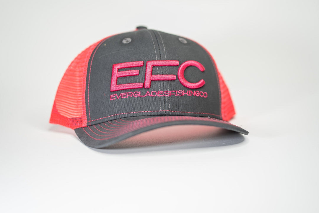 Pink classic snapback hat by Everglades Fishing Co, featuring a structured brim and adjustable strap.