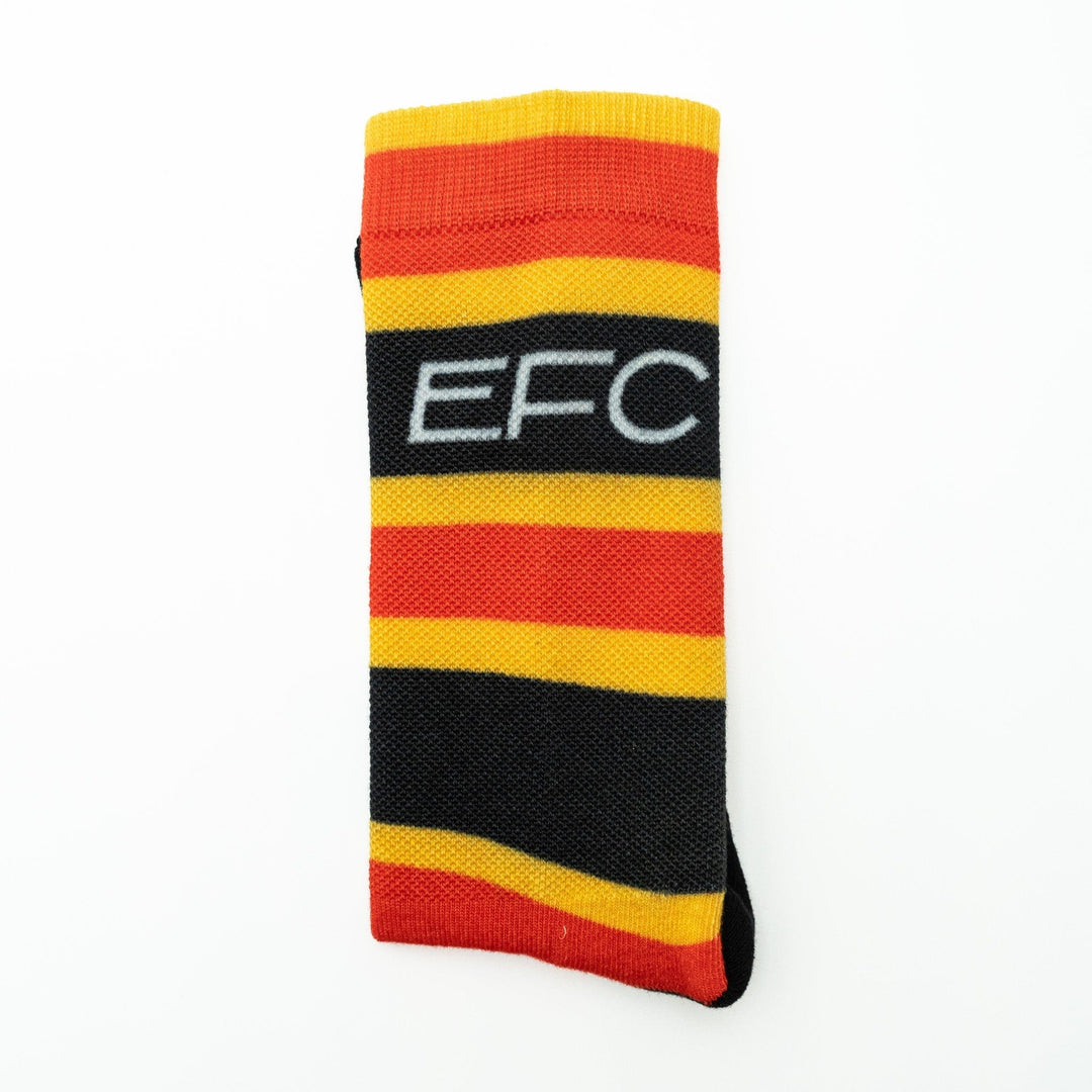 Coral Snake OFV socks by Everglades Fishing Co featuring a vibrant coral snake pattern on breathable sock material.