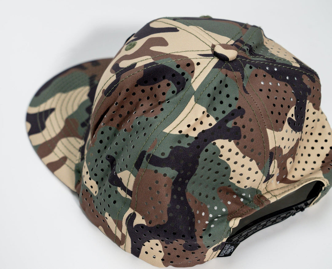Everglades Fishing Co Duck Hunt snapback hat with embroidered design, adjustable brim, and classic style.