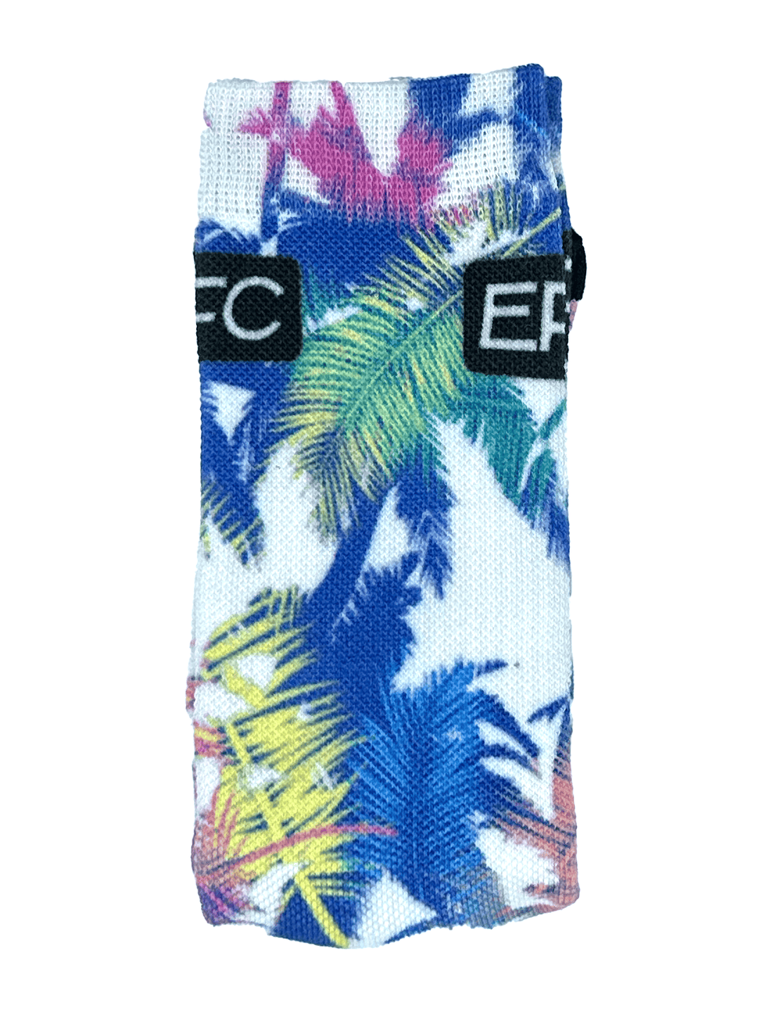 Everglades Fishing Co EFC Palms Socks featuring palm tree pattern, comfortable cotton blend, ideal for outdoor or casual wear