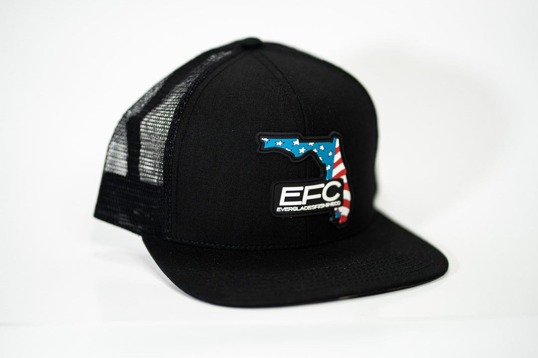 Everglades Fishing Co. Home State USA snapback hat with embroidered design, adjustable brim, and classic style.