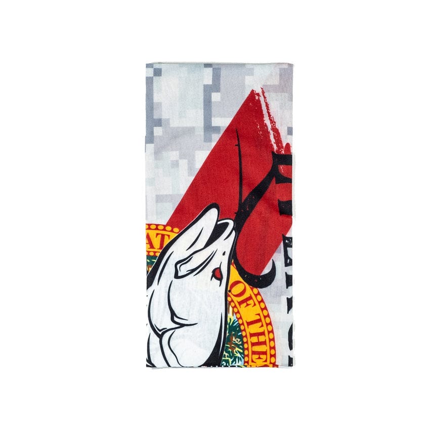 Everglades Fishing Co OG Buff in bright camo pattern, versatile neck gaiter and headwear made of breathable fabric