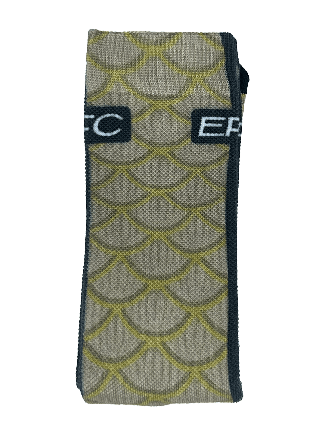 Pair of Snook Socks by Everglades Fishing Co, featuring marine-inspired design with colorful snook fish illustrations on comfortable fabric