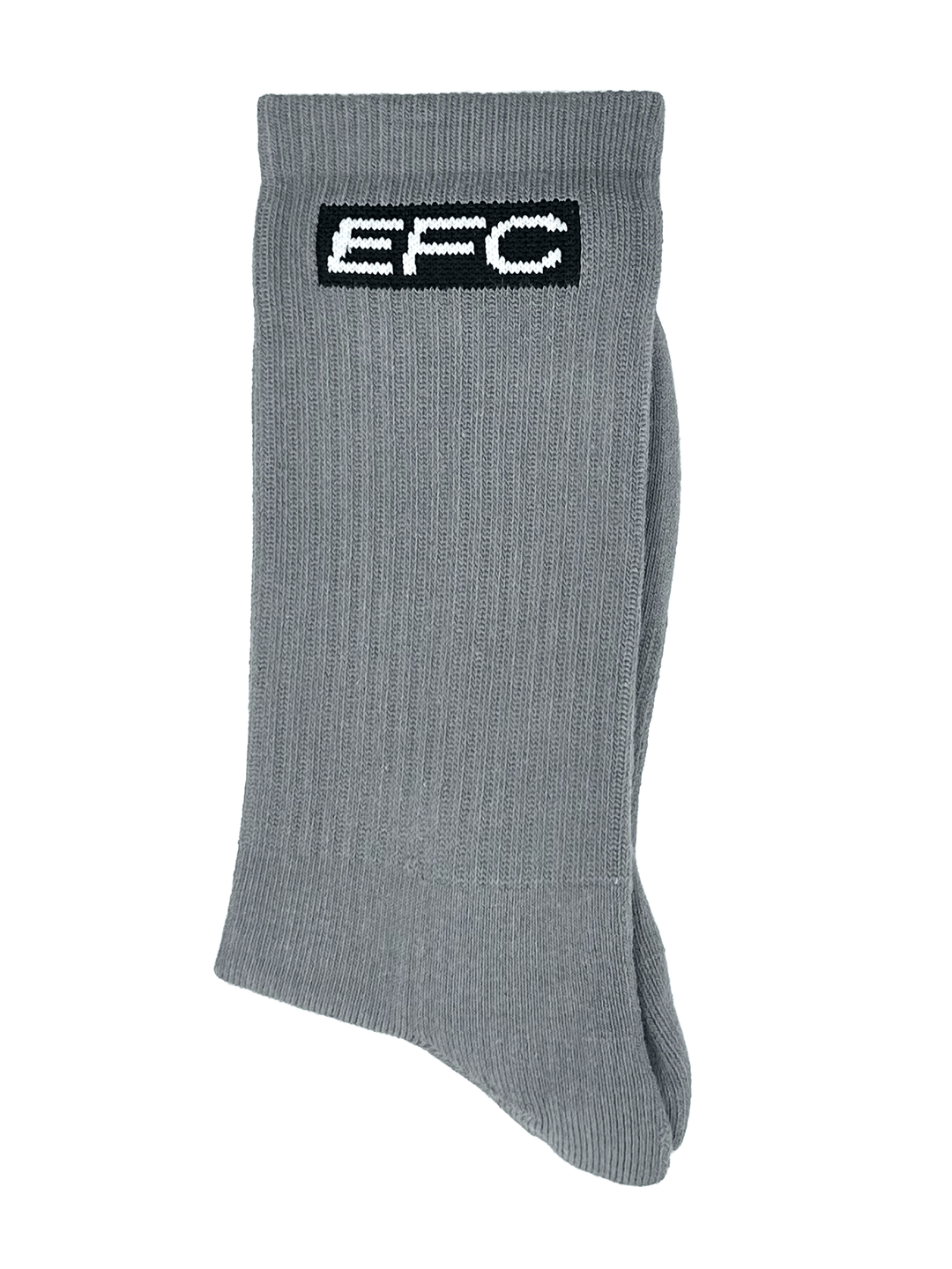 Solid gray socks from Everglades Fishing Co displayed in a close-up shot, showcasing the fabric texture and design.