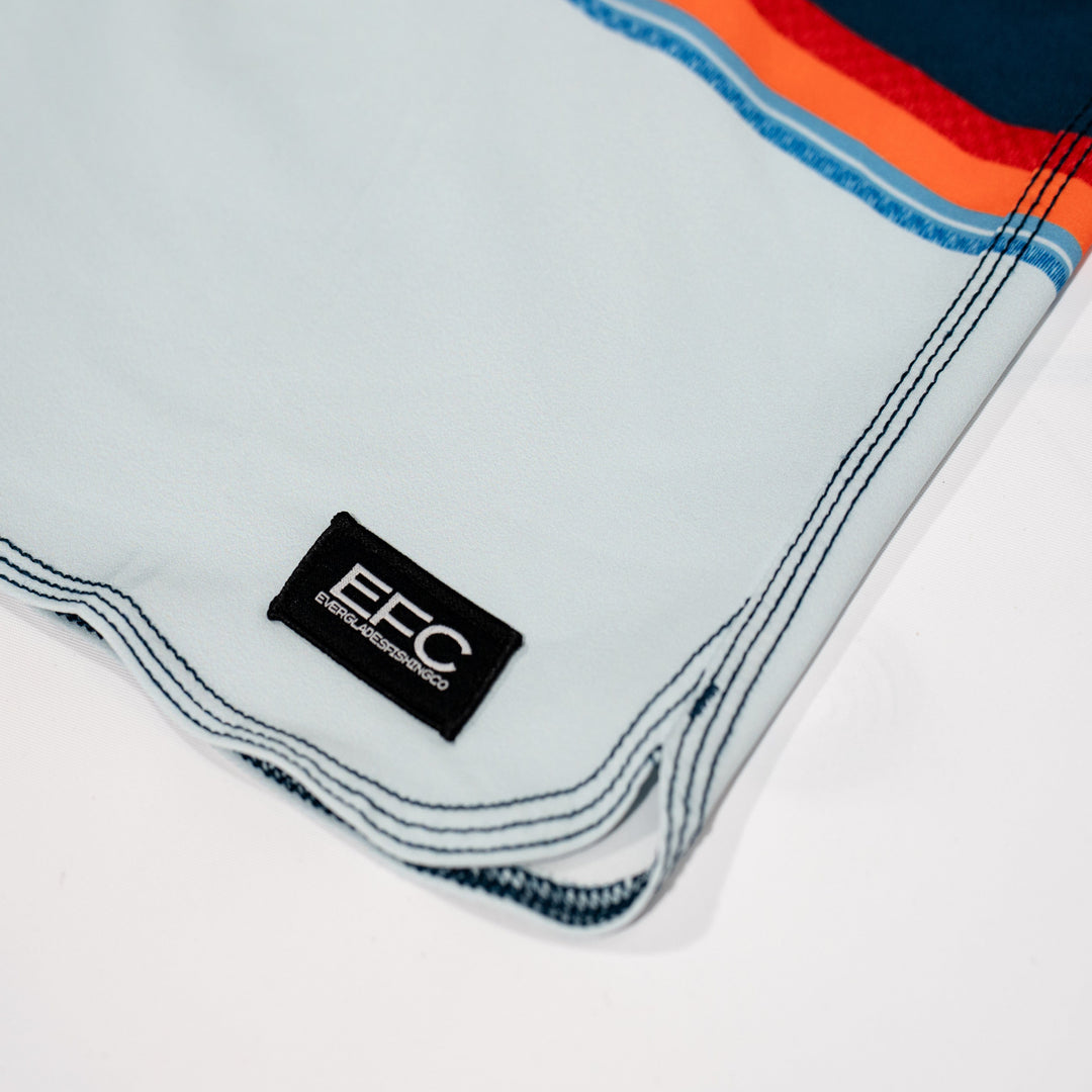 Element Navy Boardshorts by Everglades Fishing Co, featuring a relaxed fit, surf-inspired design, and quick-drying fabric.