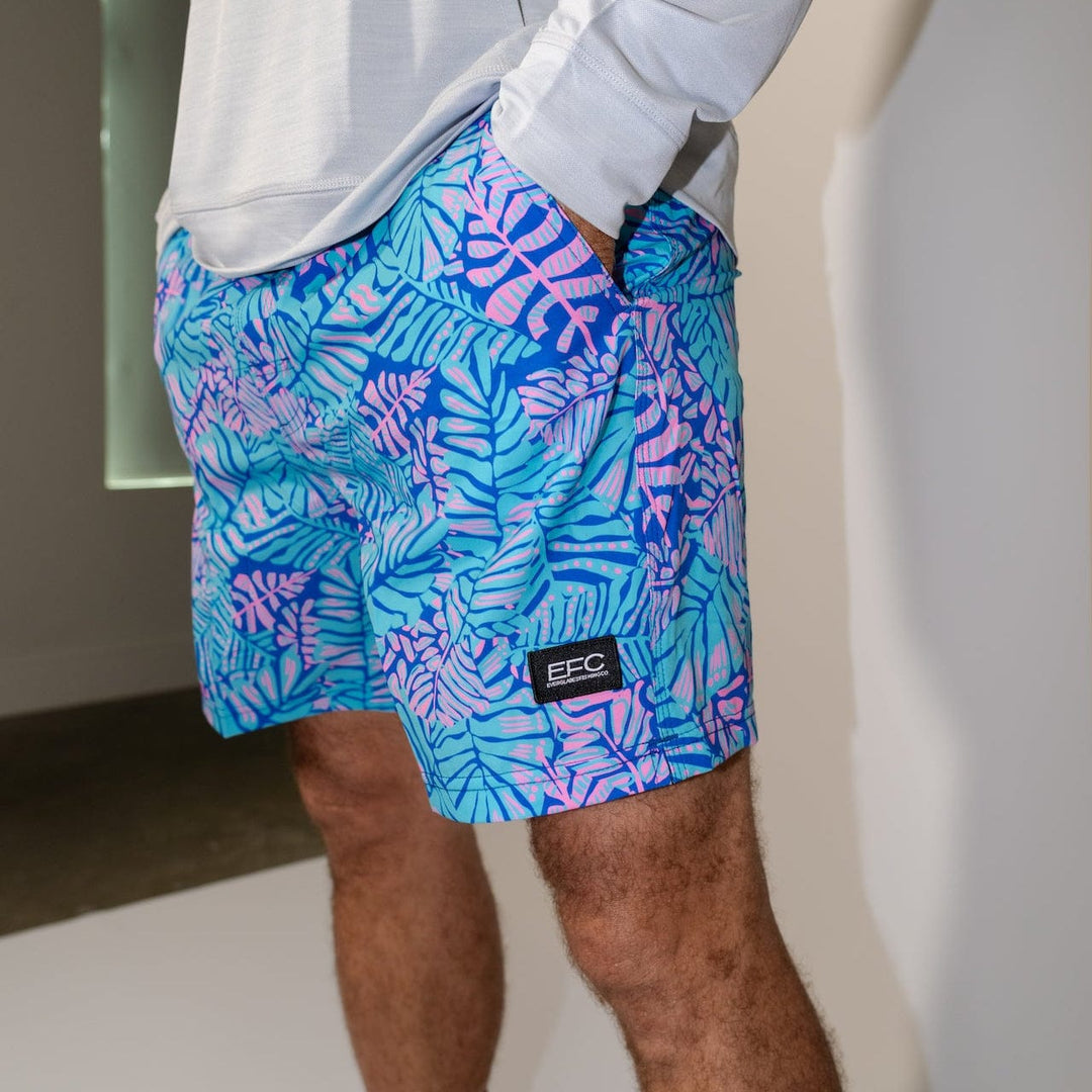 Everglades Fishing Co Apex Volley Shorts in 16-inch length, lightweight men's fishing shorts with a casual fit and functional design.