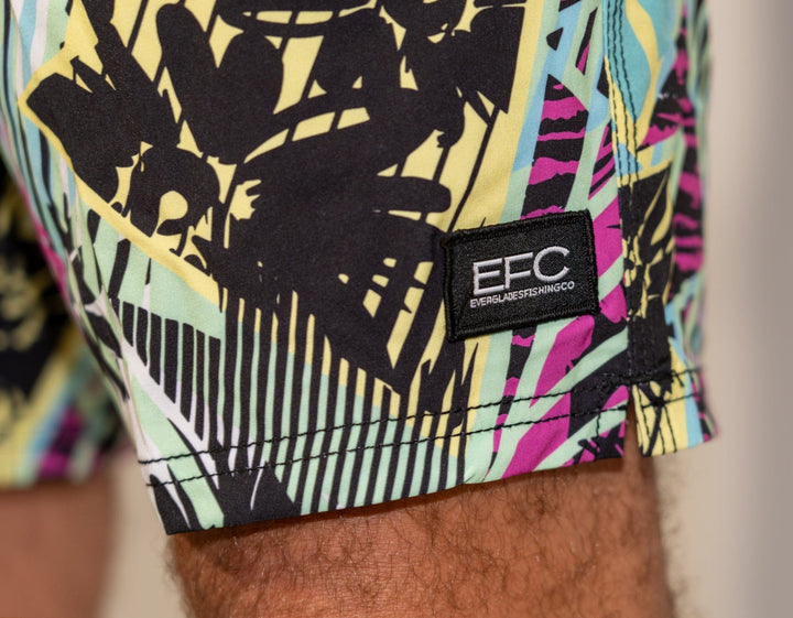 Everglades Fishing Co SOBE Volley Shorts, 17-inch length, lightweight fishing shorts, casual outdoor apparel for men